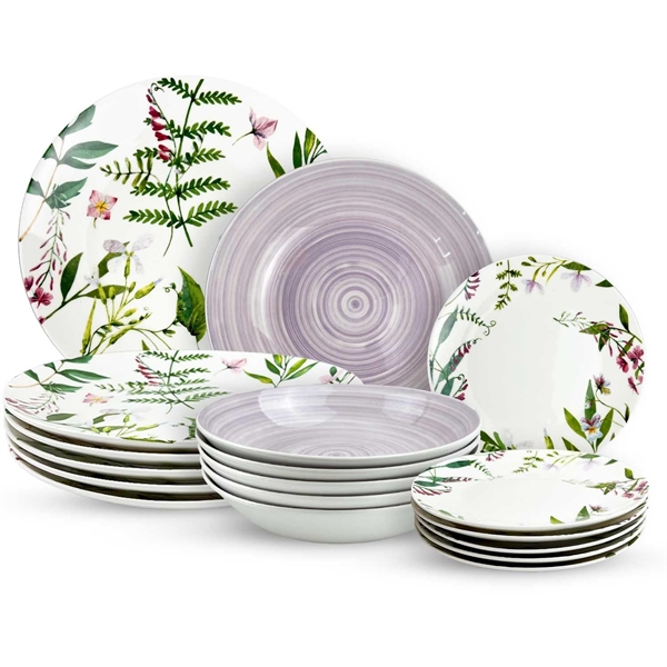 SET TAVOLA 18PZ REVE PORCELL