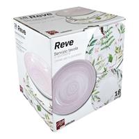 SET TAVOLA 18PZ REVE PORCELL