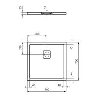 PIATTO DOC CERAMIC FLAT 70X7
