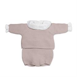 MAGLIA+CULOTTE+BODY ROSA 0-1