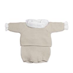 MAGLIA+CULOTTE+BODY BEIGE 0-