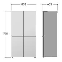 FRIGO 4P CLE 474L TNF SILVER