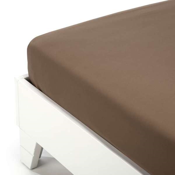 LENZUOLO INF.COTONE 2P MOKA