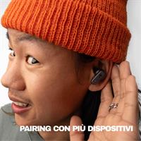 AURICOLARI DIME 3 BLK/ORANGE