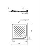 PIATTO DOCCIA 75X75 GEMMA BE