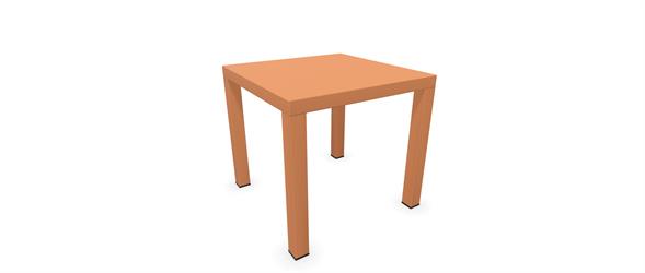 TAVOL ROUND 45X45X42 ROSA AN