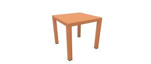 TAVOL ROUND 45X45X42 ROSA AN
