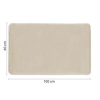 TAPPETO FUZZY 100X60 TORTORA