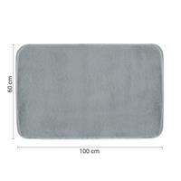TAPPETO FUZZY 100X60 GRIGIO