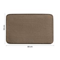 TAPPETO FUZZY 50X80 TORTORA