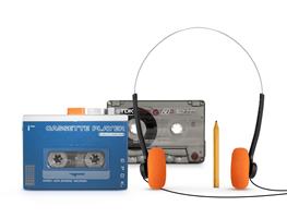 LETT CASSETTE REWIND+ BLUET