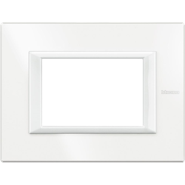 PLACCA 3 P.RETT.BIANCO