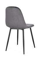 SEDIA IRELIA NERO VEL.GRIGIO