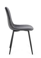 SEDIA IRELIA NERO VEL.GRIGIO