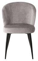 SEDIA EVELYN TESSUTO GRIGIO