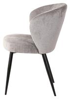 SEDIA EVELYN TESSUTO GRIGIO