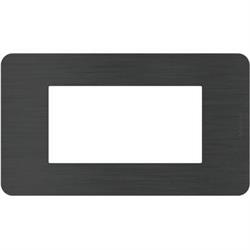 PLACCA 4P BLACK NICKEL