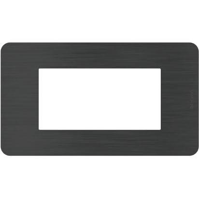PLACCA 4P BLACK NICKEL