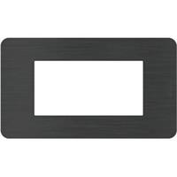 PLACCA 4P BLACK NICKEL