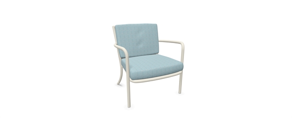POLTRONA WHT + CUSC.AZZ.ATHE