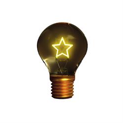 LUCE A LAMPADINA STELLA