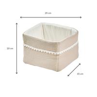 CESTINO NATTOU COTONE BEIGE