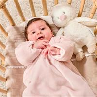 SACCO NIDO ROSA VELLUTO 0-6M