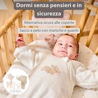 SACCO NIDO B.CO VELLUTO 0-3M