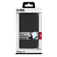 WALLET SMOOTH IPHONE 17 NERO