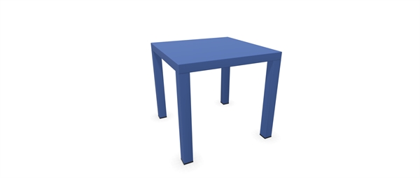 TAVOL ROUND 45X45X42 AZZ.MAR