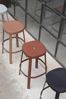 SGABELLO ALTO THOR ROSSO ACE
