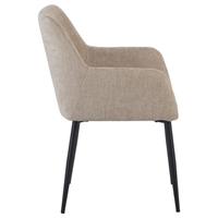 SEDIA SHIRLEY TESSUTO BEIGE