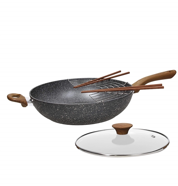 WOK C/C CM32+GRIGLIA +BASTON