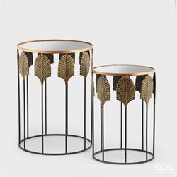 TAVOLO METAL ROT.FOGL.H50