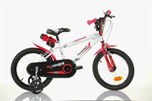 BICI RUNNER 16ROSSA C/BORRA