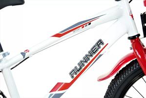 BICI RUNNER 20 ROSSA C/BORR