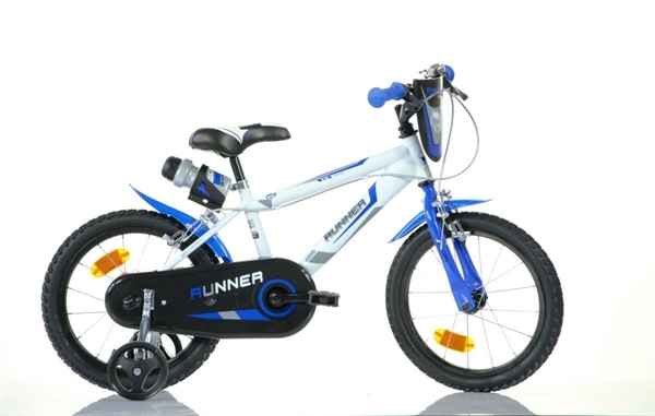 BICI RUNNER 16BLU C/BORRACC