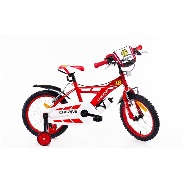 BICI CHICANE 16ROSSA C/BORR