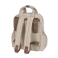 ZAINO PRALINE'RAYAS MOKA