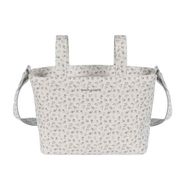 BORSA CROSSBODY FLOR GRIGIO