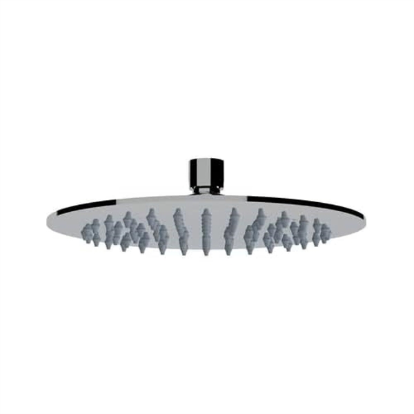 SOFFIONE MURO INOX D200 CROM