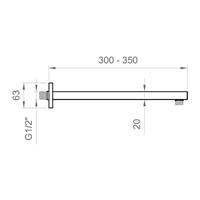 BRAC DOC METAL D300 CROM QUA