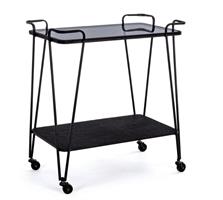CARRELLO PORTAV NERO 60X38X6