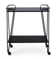 CARRELLO PORTAV NERO 60X38X6