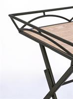 TAVOLINO GUENDA RETT NERO H6