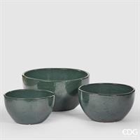 VASO GLAZE ROT.H30 DARK GREE