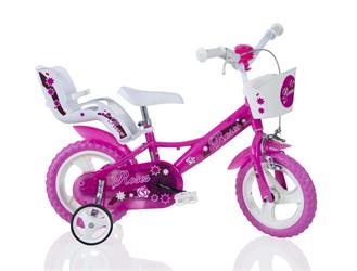 BICI ROSES 12 ROSA C/CESTIN