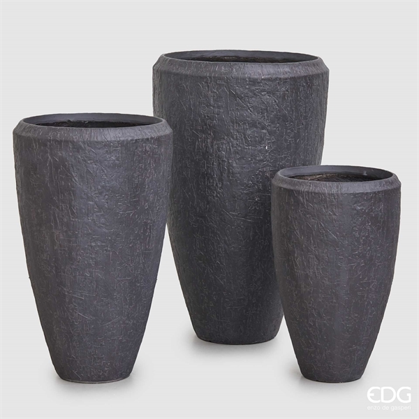 VASO ROCCIA SVASATO DARK GRE
