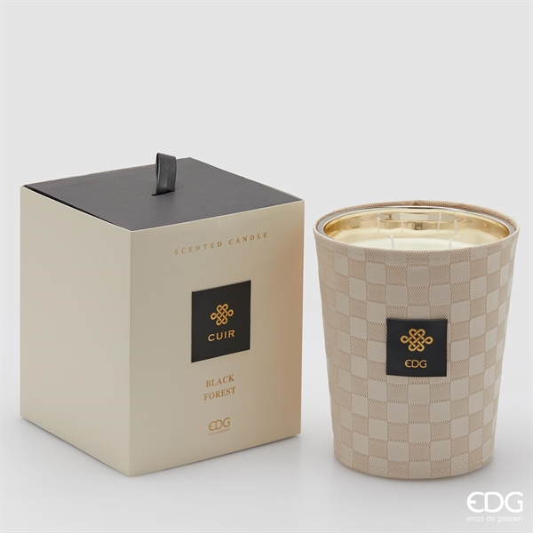 CANDELA CUIR C/PROFUMO H18