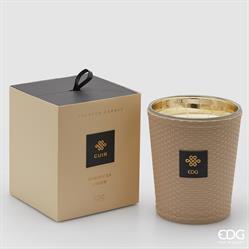 CANDELA CUIR C/PROFUMO H18